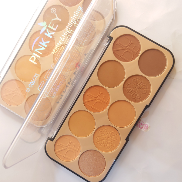 PINK KEY Contour Kit 10 Colors