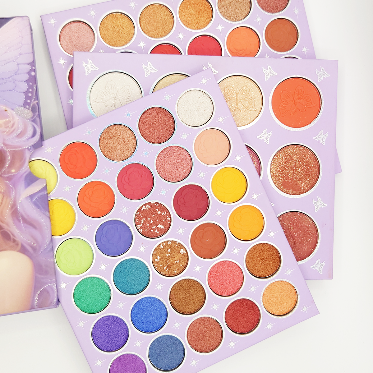 Miundo 73 Color EyeShadow-highligher-blush Kit