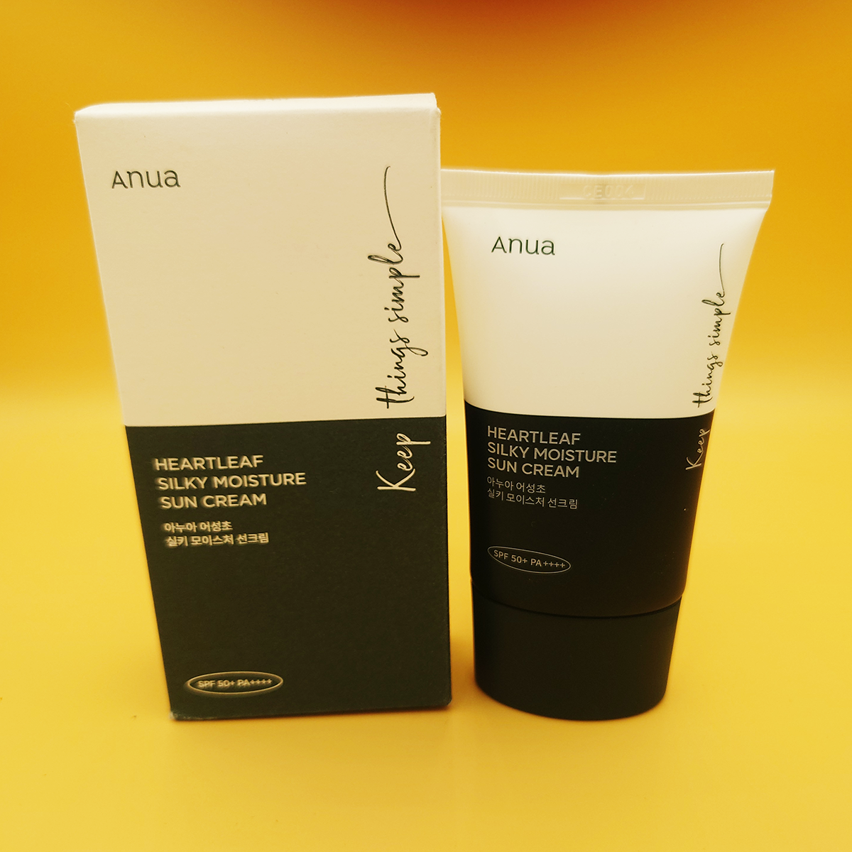 Anua – Heartleaf Sily Moisture Sun Cream SPF50+ PA+++ - 50ml