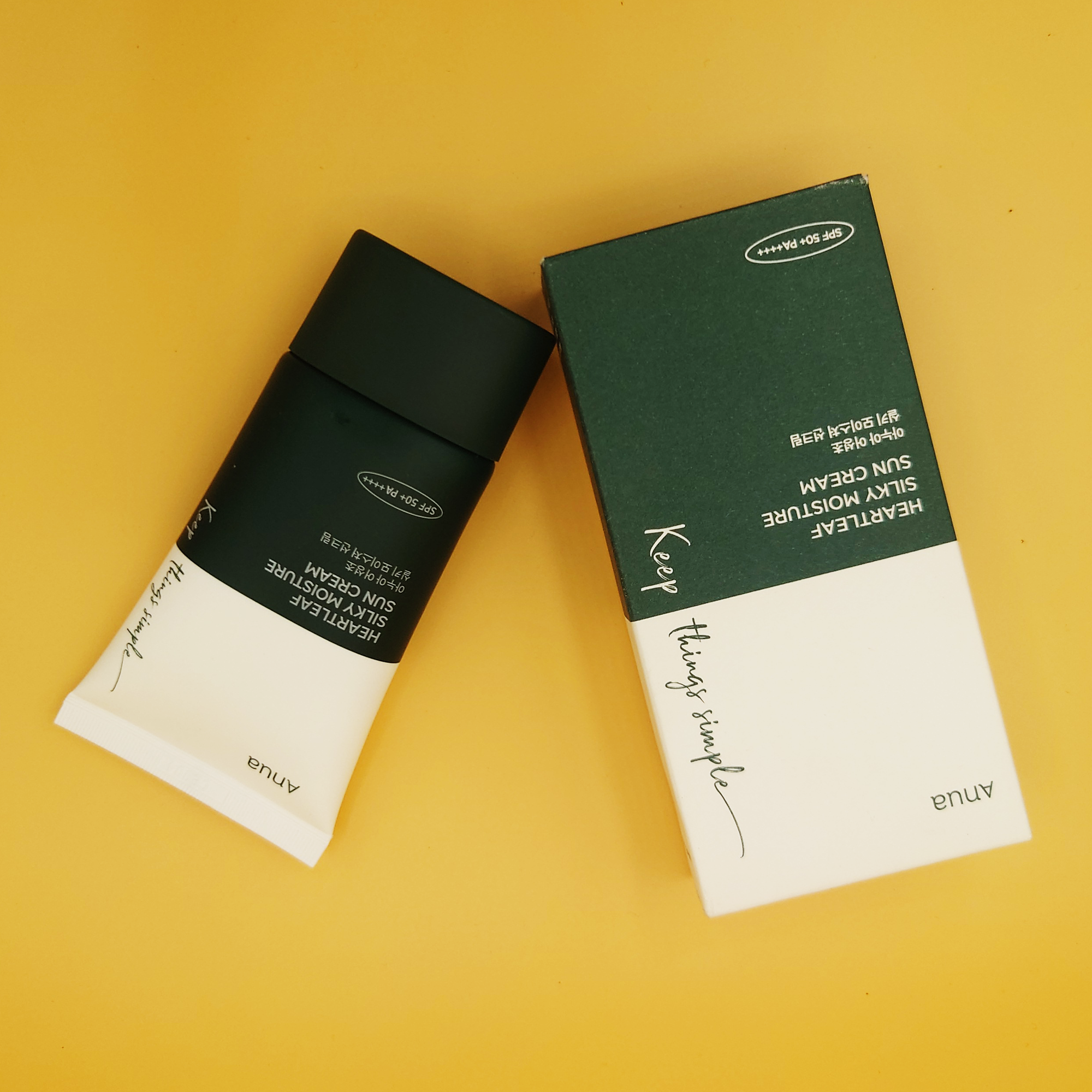 Anua – Heartleaf Sily Moisture Sun Cream SPF50+ PA+++ - 50ml