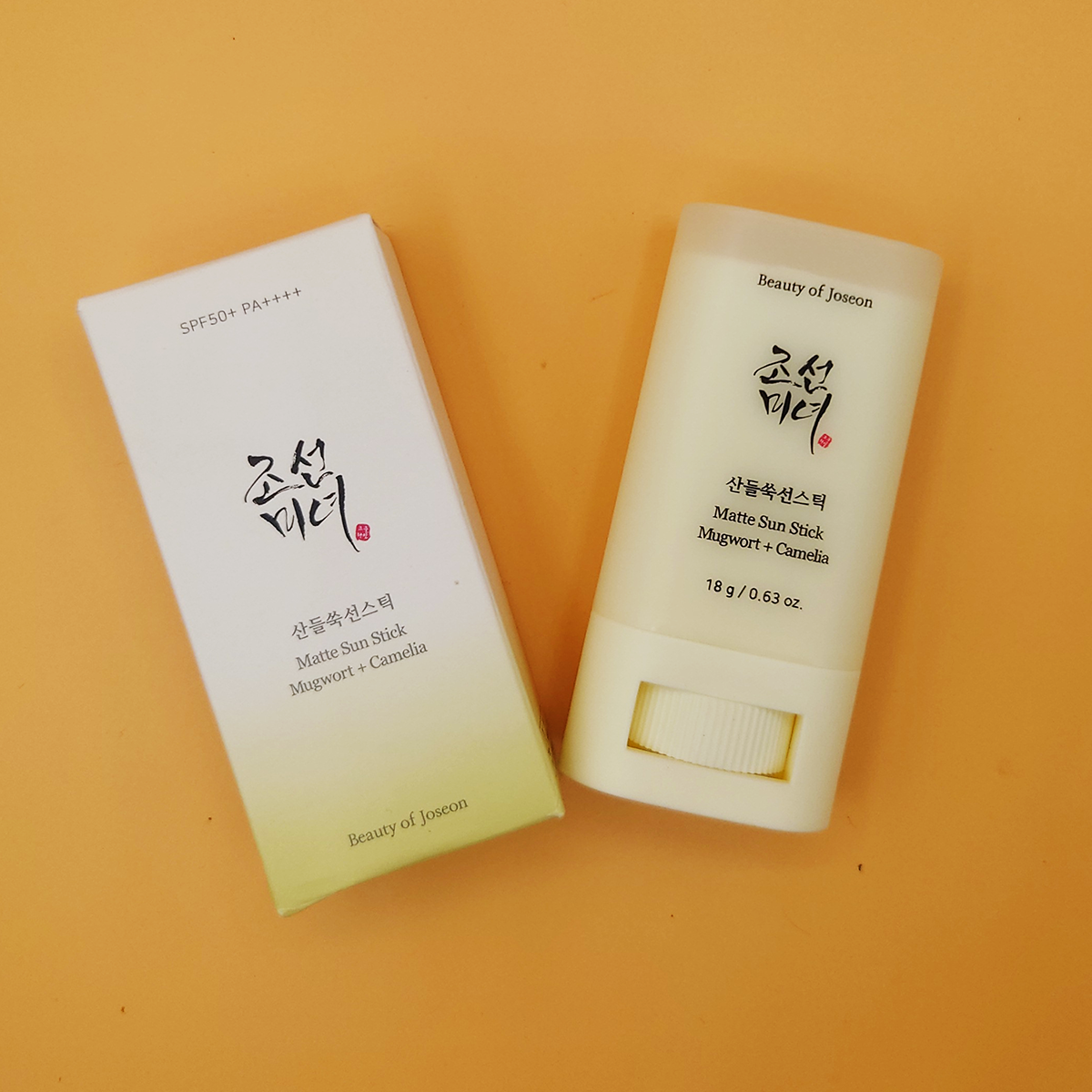 Beauty Of Joseon – Matte Sun Stick: Mugwort+Camelia SP50++ 18g