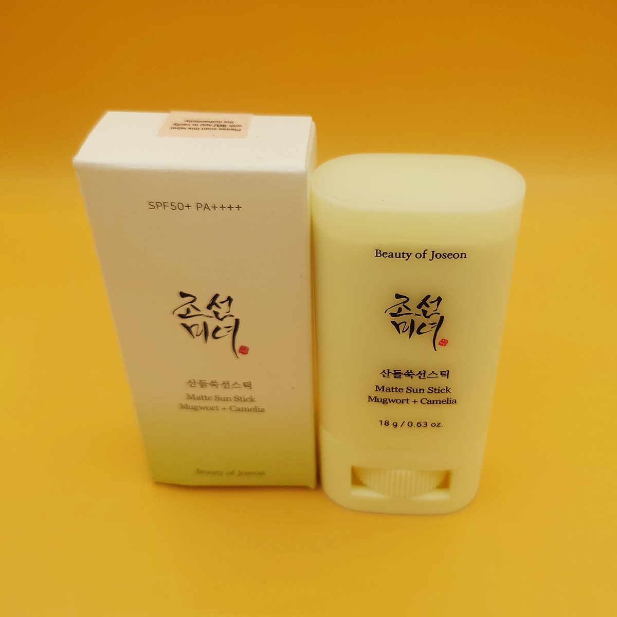 Beauty Of Joseon – Matte Sun Stick: Mugwort+Camelia SP50++ 18g