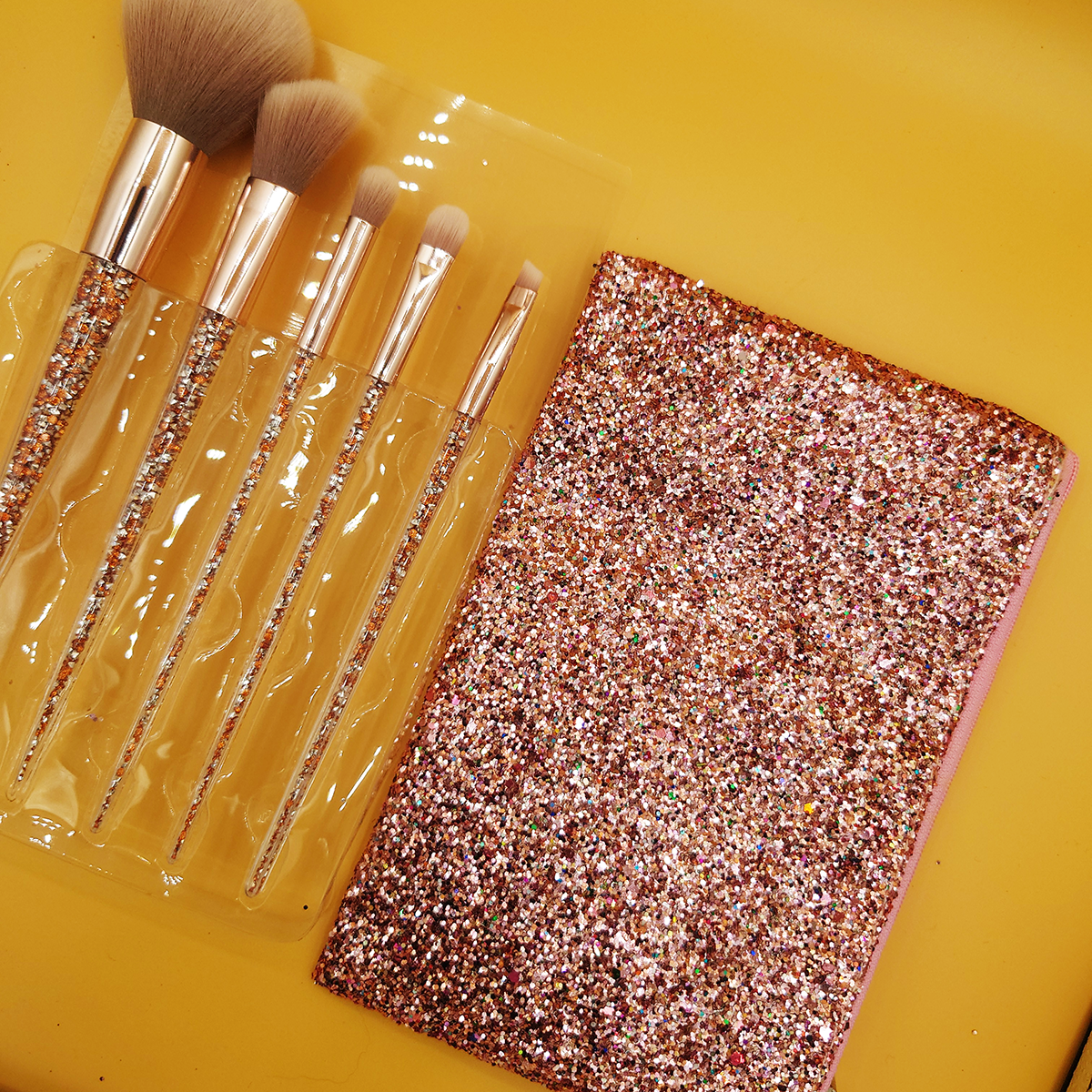 Ruby Face Makeup Brush Set (Healing Heart Edition)