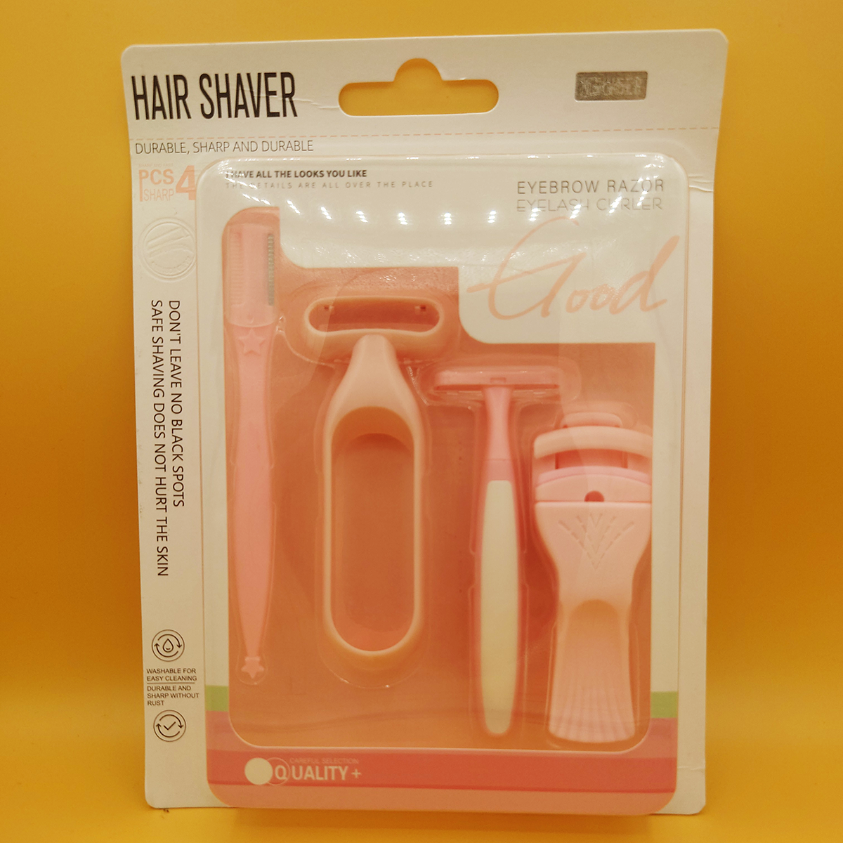 Smooth & Safe Hair Shaver Set – 4-in-1 for Women