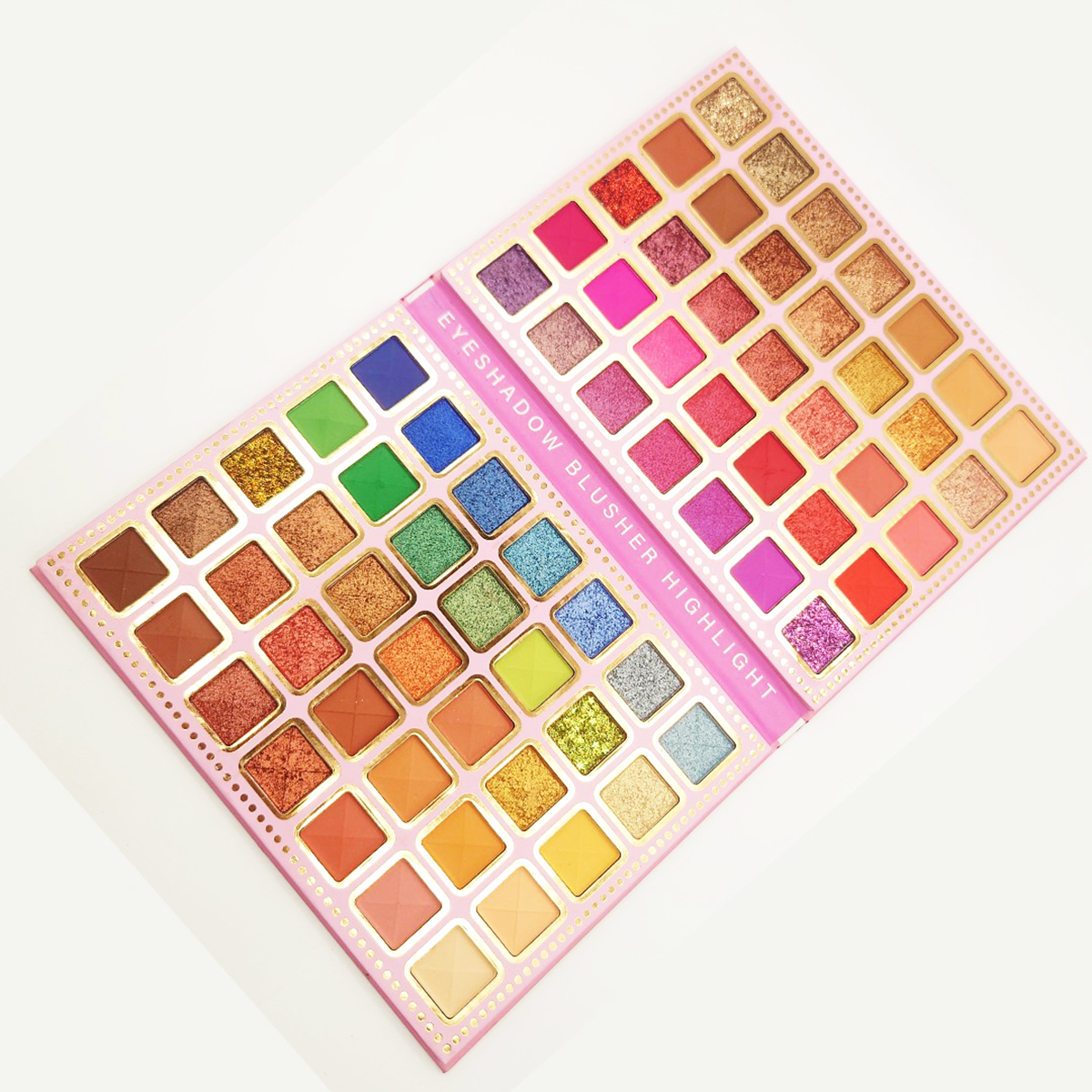 Millow Eyeshadow pallete-highlighter-blusher