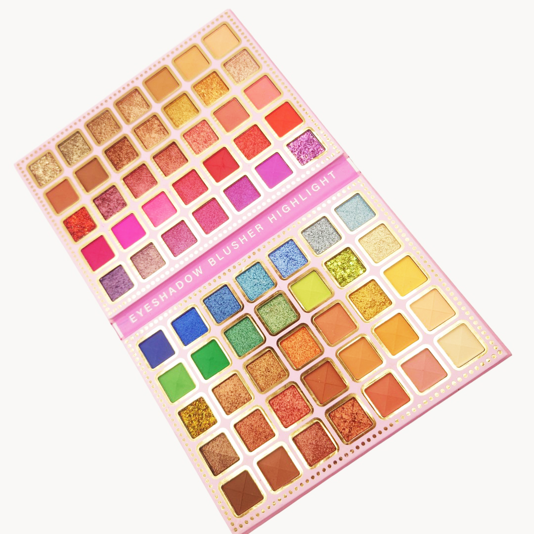 Millow Eyeshadow pallete-highlighter-blusher