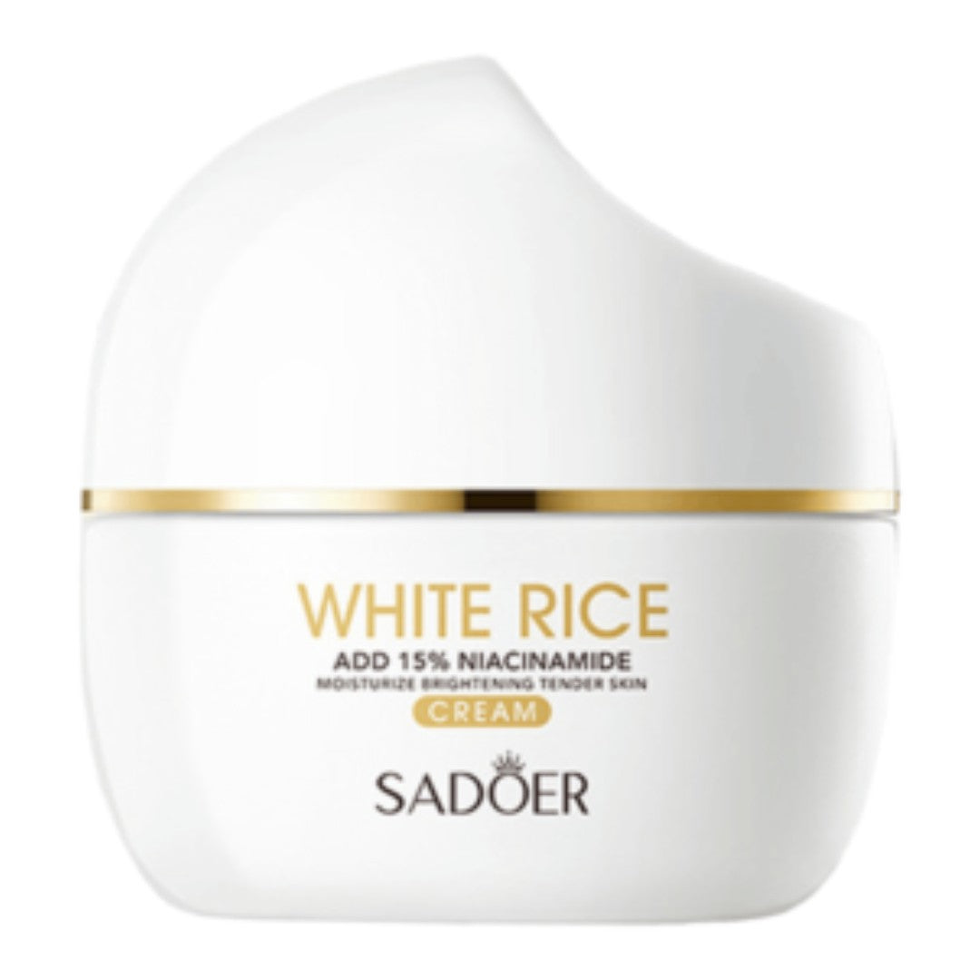 White Rice Nicotinamide Skin Brightening Moisturizing Cream