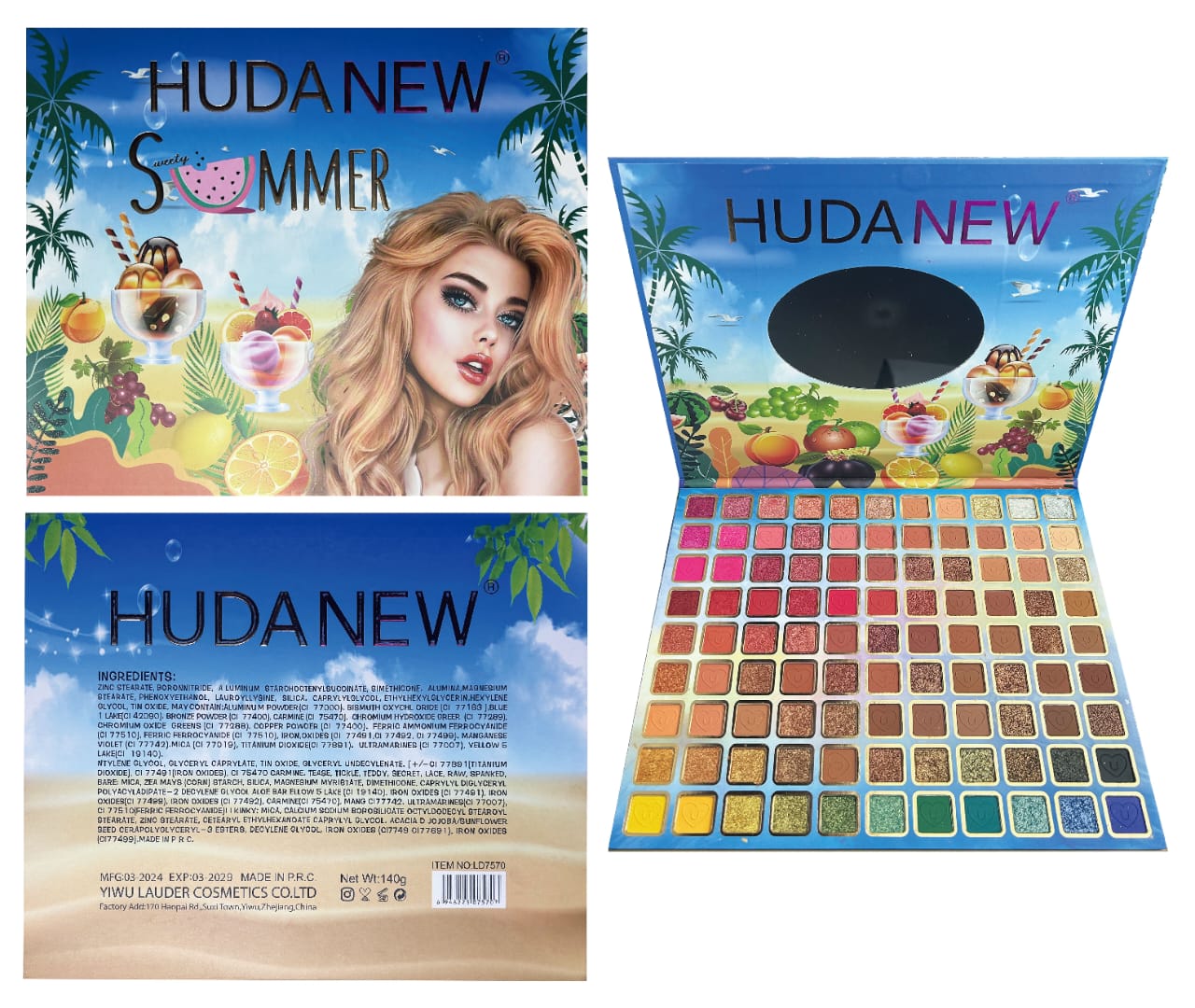 Eyeshadow palette 99 colour big size