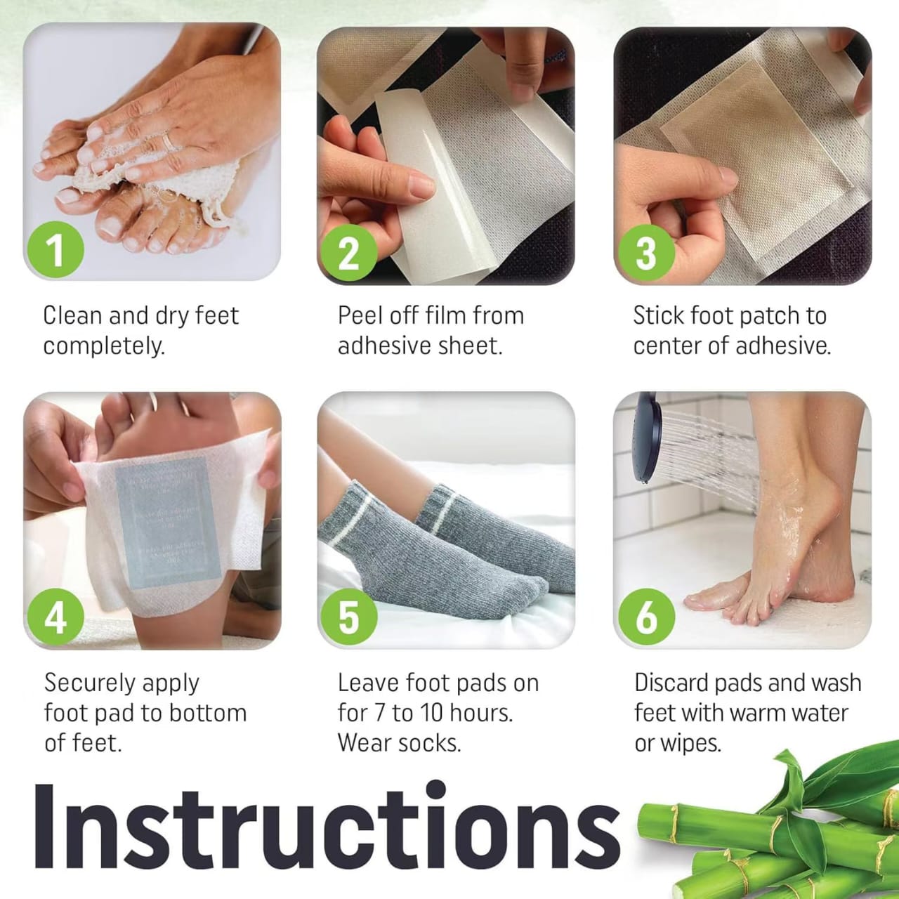Kiyome Kinoki Detox Foot Pads – 10 Pads per Box for Stress Relief & Relaxation