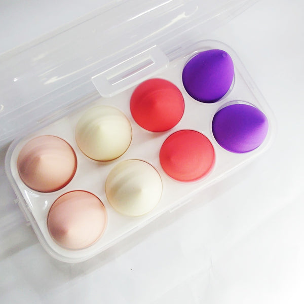 Beauty blender sponge 8 in 1 multicolor