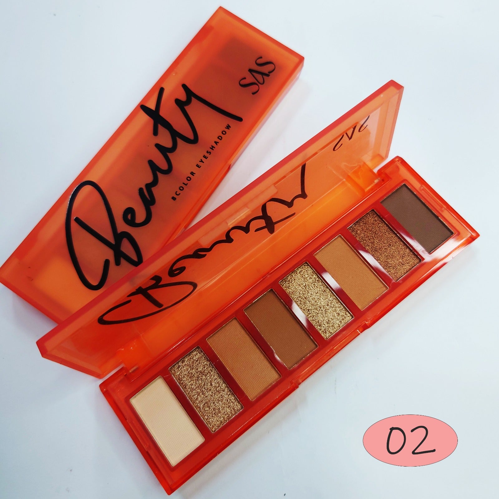 Eight-color Pearlescent Matte Waterproof Non-smudging Glitter Eyeshadow Palette