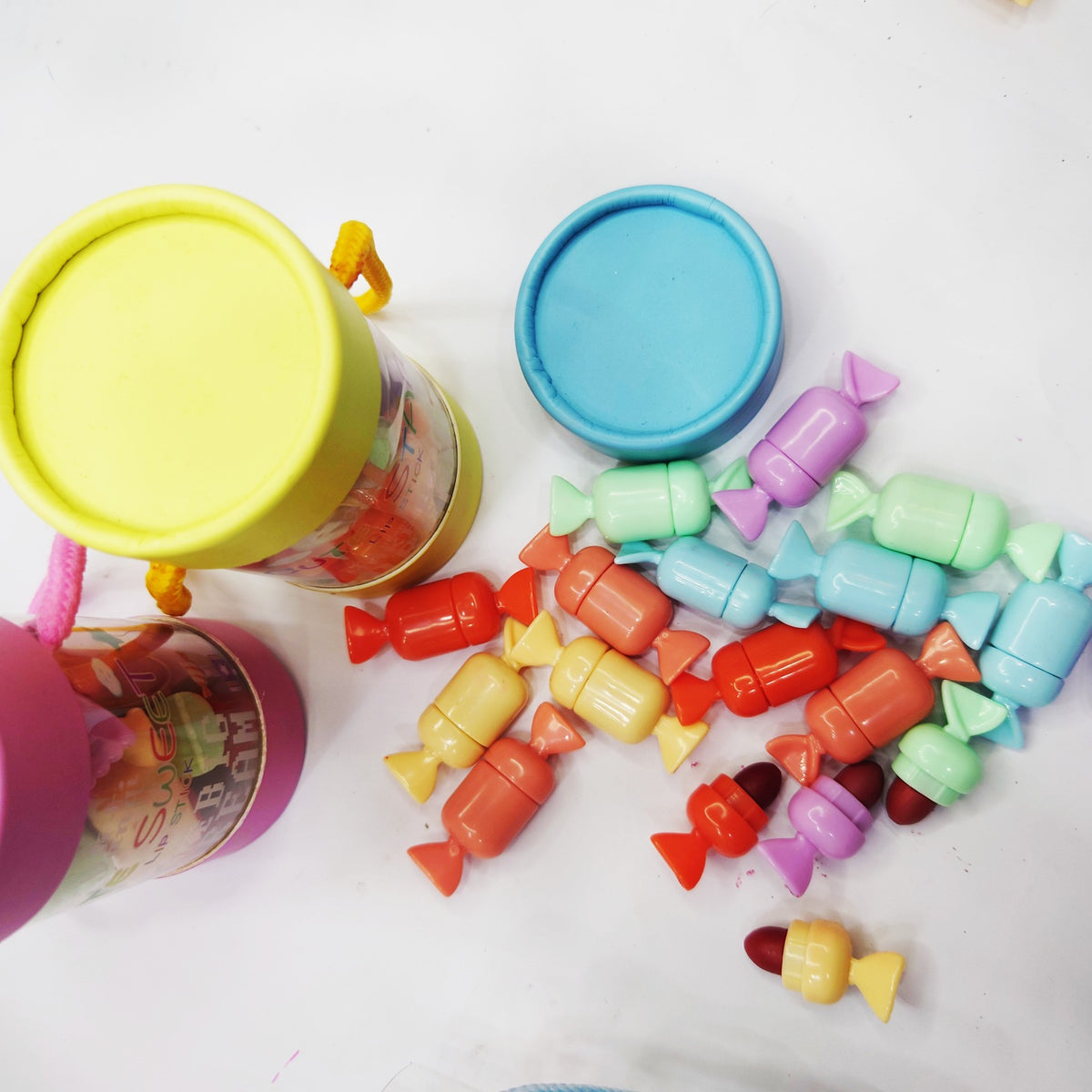 Mini lipstick pack of 18 candy star shaped