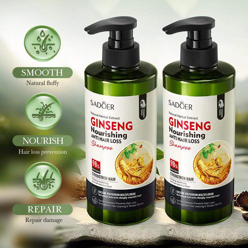 Natural Herbal Extract Ginseng Nourishing Anti Hair Loss Shampoo