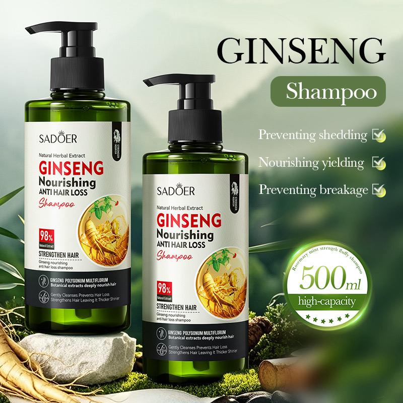 Natural Herbal Extract Ginseng Nourishing Anti Hair Loss Shampoo