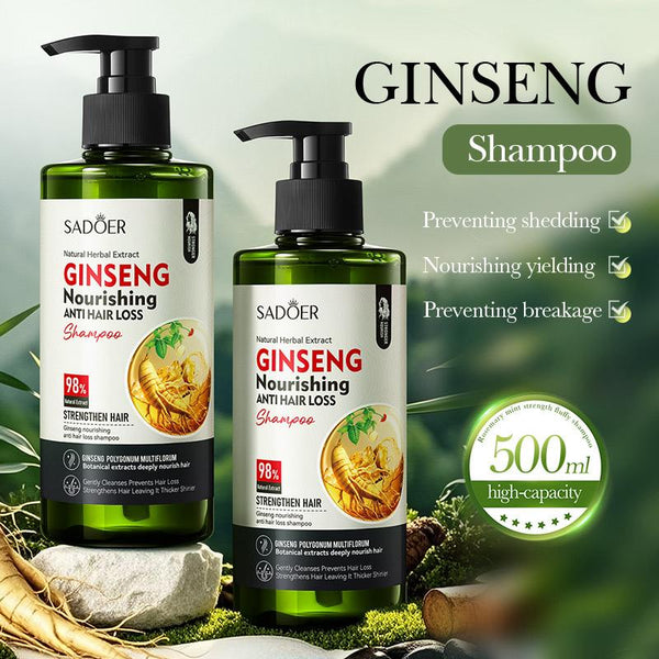 Natural Herbal Extract Ginseng Nourishing Anti Hair Loss Shampoo