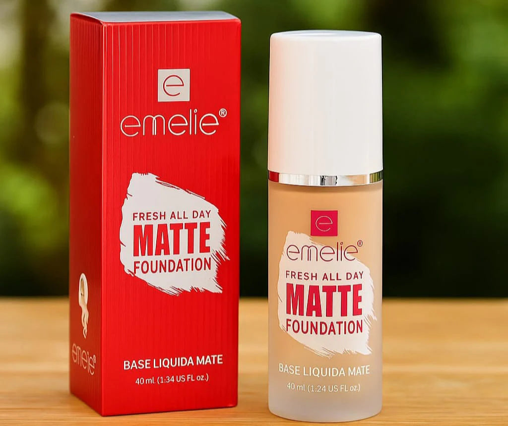 Emelie Fresh All Day Matte Foundation – Shine-Free Confidence That Lasts